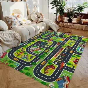 Car Play Mat for  Highway City Traffic